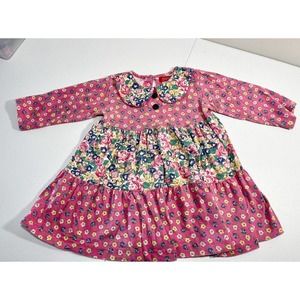 Vintage floral dress girls size2T Espirit